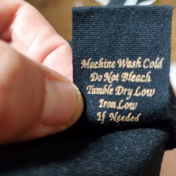 Mine Black Ponte Knit Leggings Sailor Style Buttons Size Small NWT - Picture 7 of 7